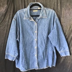 Mountain Lake II jean botton down shirt